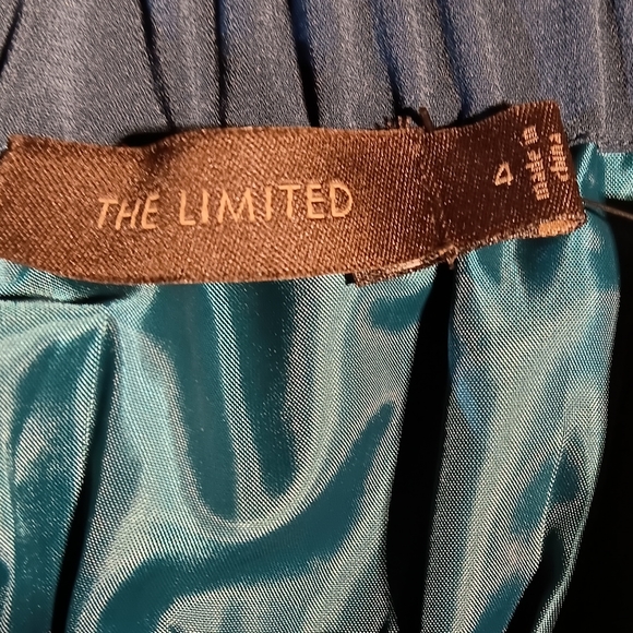 The Limited New With Tag Women's Teal Halter Cocktail Dress, Size 4, - Picture 3 of 10